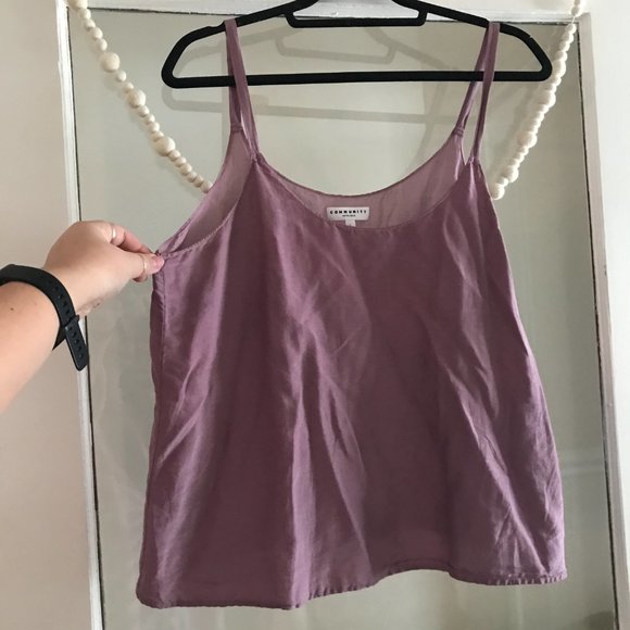 Aritzia COMMUNITY Silk Tank Top - Picture 2 of 9
